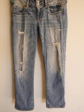 American Eagle denim ripped jeans